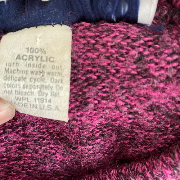 Vintage ❤️ Henley Style Sweater ❤️ Size Large - Picture 9 of 11